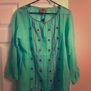 Tory Burch summer tunic size 14 NWT